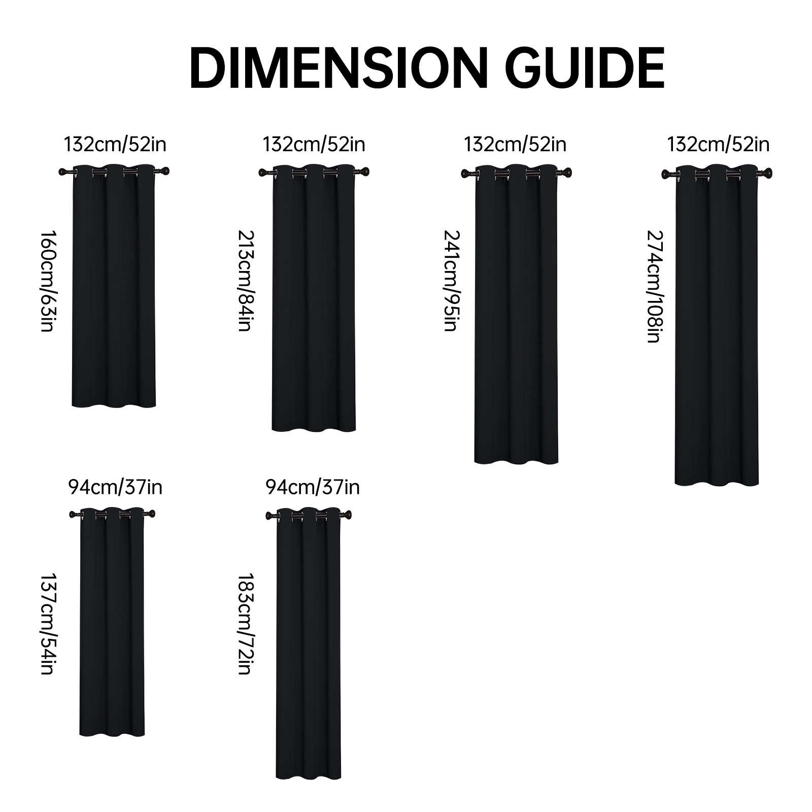 4 Panels 100% Blackout Curtain - Home Decor Curtain บทวิจารณ์และราคา