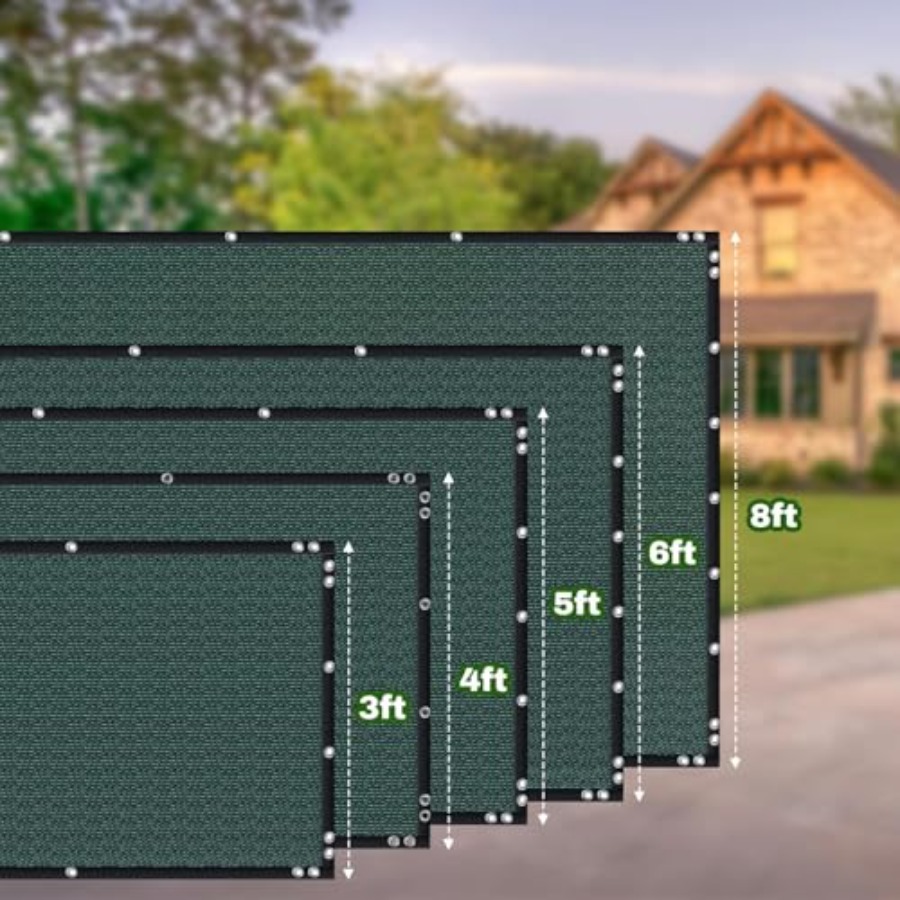 Privacy Screen Fence 4Feet x 5 - Home Decor Canvas บทวิจารณ์และราคา