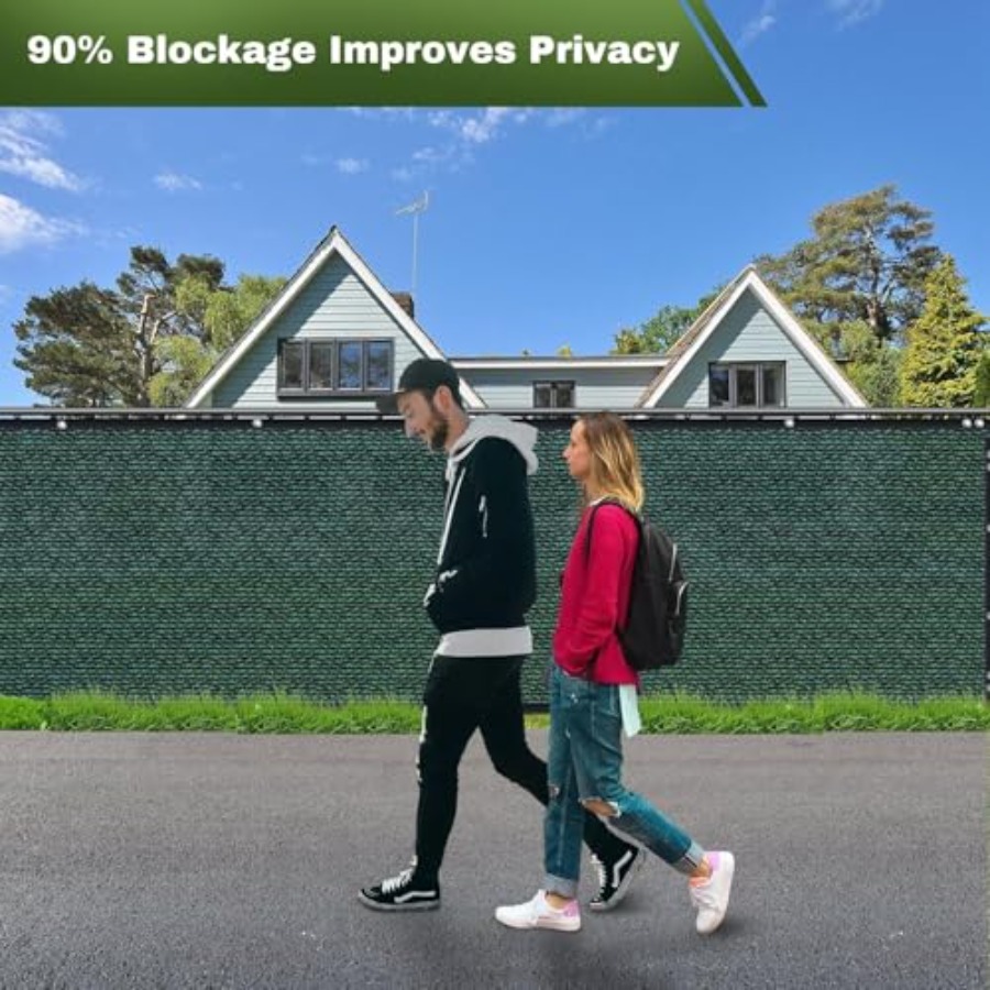 Privacy Screen Fence 4Feet x 5 - Home Decor Canvas บทวิจารณ์และราคา