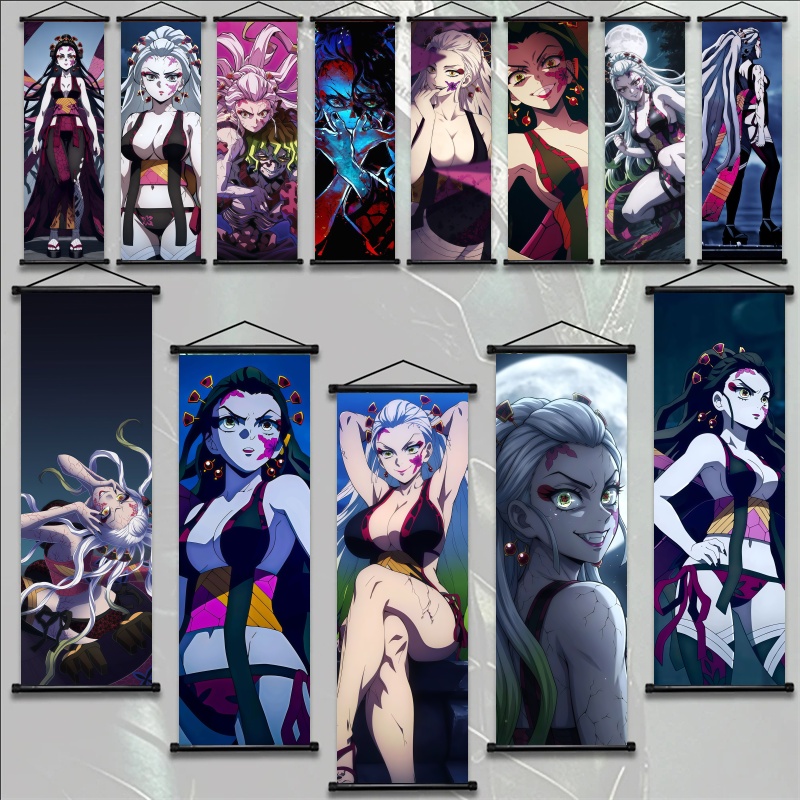 Demon Slayer Daki Hanging Scro - Home Decor Living Room บทวิจารณ์และราคา