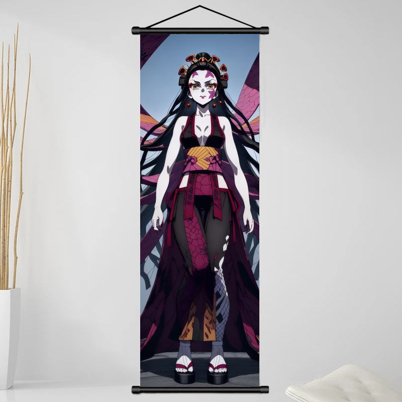 Demon Slayer Daki Hanging Scro - Home Decor Living Room บทวิจารณ์และราคา