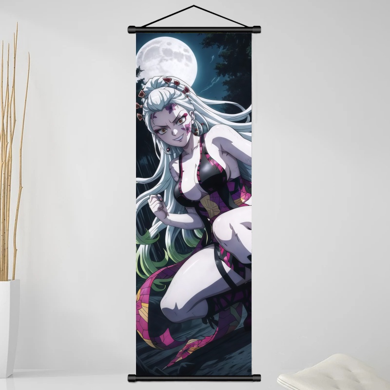 Demon Slayer Daki Hanging Scro - Home Decor Living Room บทวิจารณ์และราคา