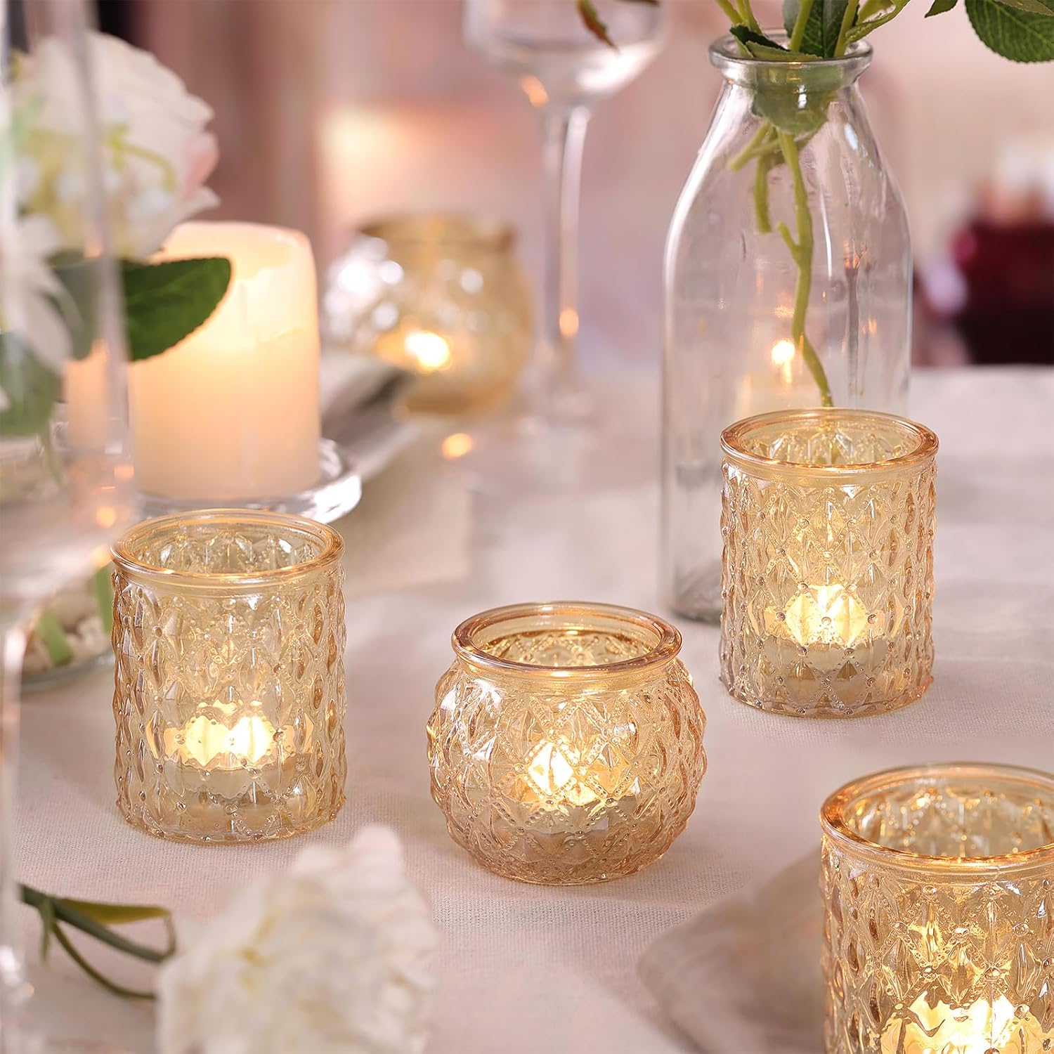 Gold Votive Candle Holders for - Home Decor Free Images บทวิจารณ์และราคา