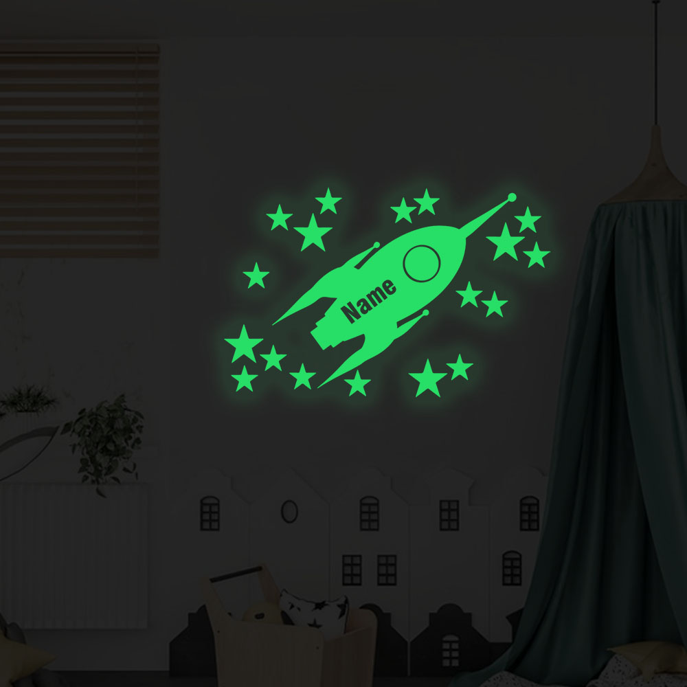 1pc Cartoon Rockets and stars  - Home Decor Living Room บทวิจารณ์และราคา