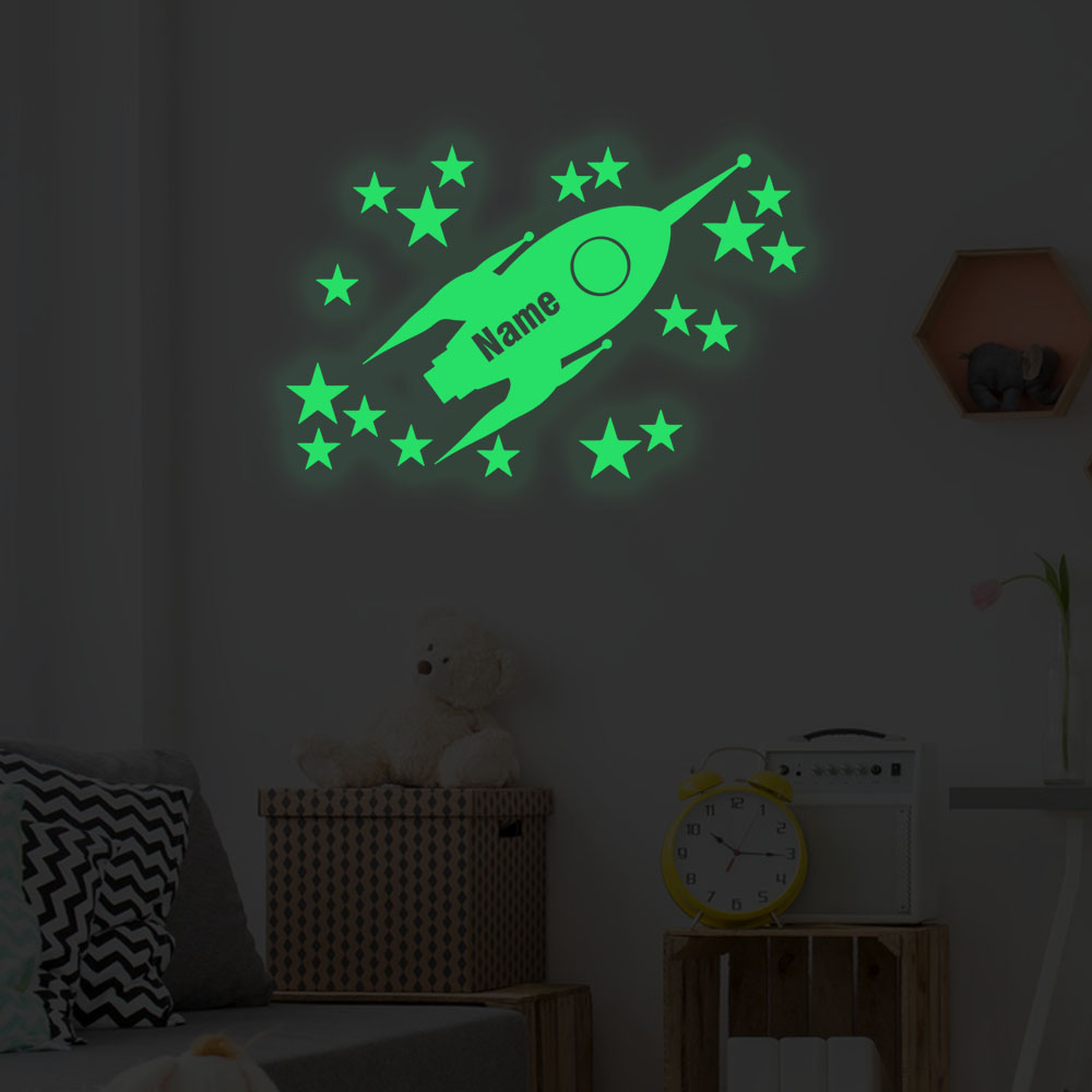 1pc Cartoon Rockets and stars  - Home Decor Living Room บทวิจารณ์และราคา