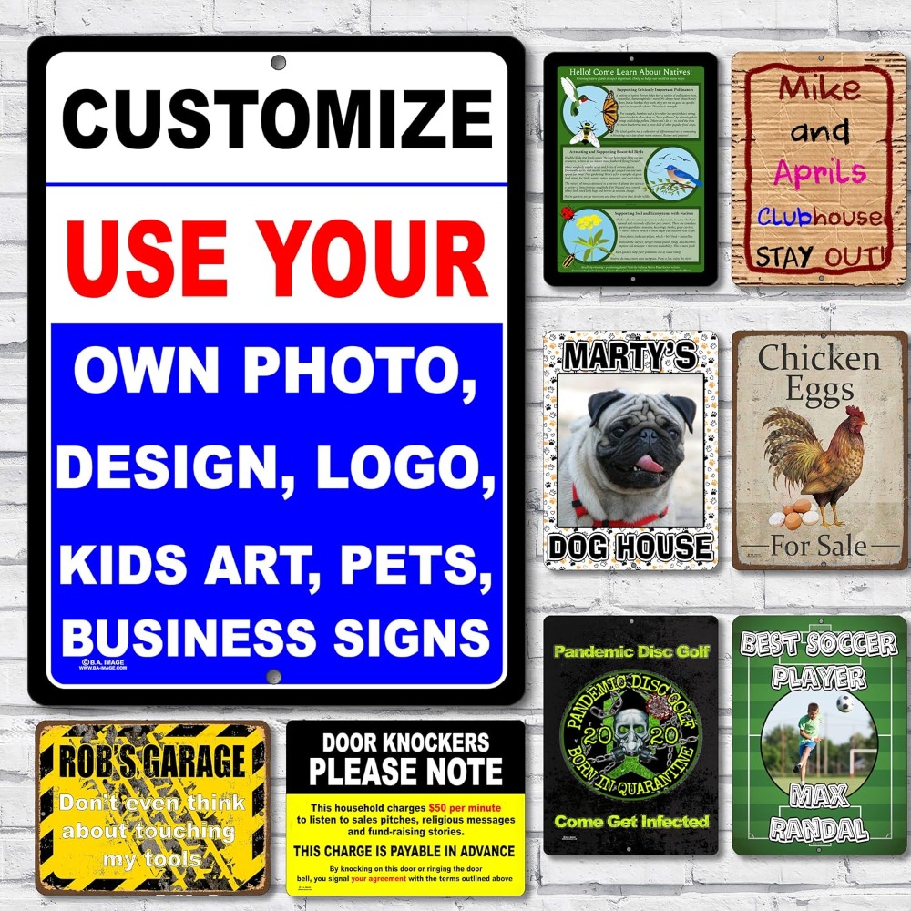 Personalized Custom Aluminum M - Home Decor Free Images บทวิจารณ์และราคา
