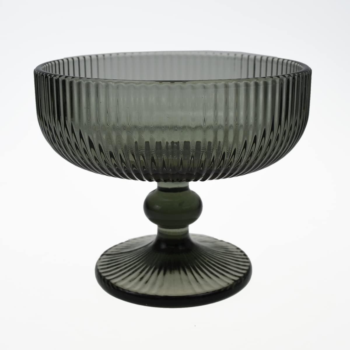Vintage Ribbed Glass Dessert B - Home Decor Free Images บทวิจารณ์และราคา