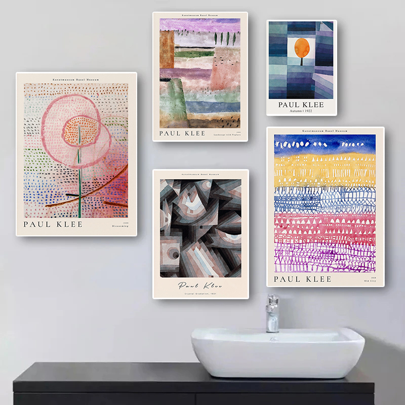 Modern Abstract Paul Klee Exhi - Home Decor Exhibition บทวิจารณ์และราคา