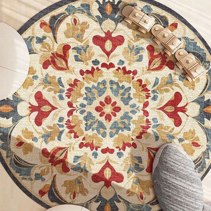 Ethnic Style Mandala Round Car - Home Decor Ig บทวิจารณ์และราคา