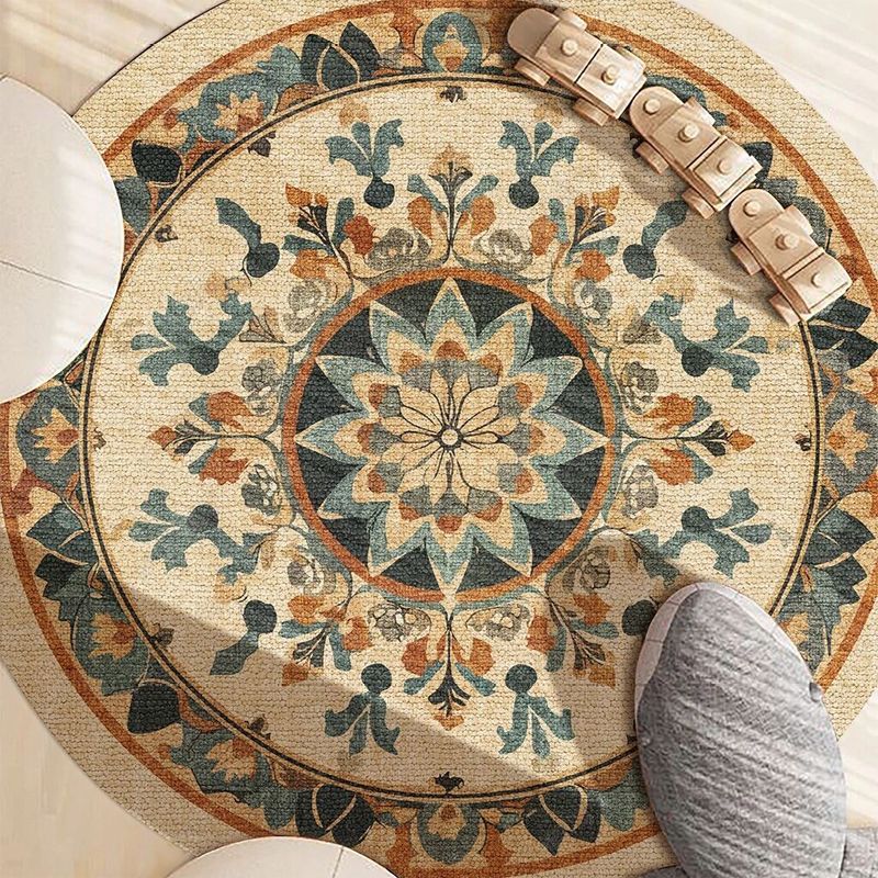 Ethnic Style Mandala Round Car - Home Decor Ig บทวิจารณ์และราคา