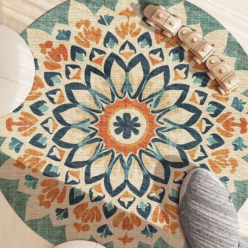 Ethnic Style Mandala Round Car - Home Decor Ig บทวิจารณ์และราคา