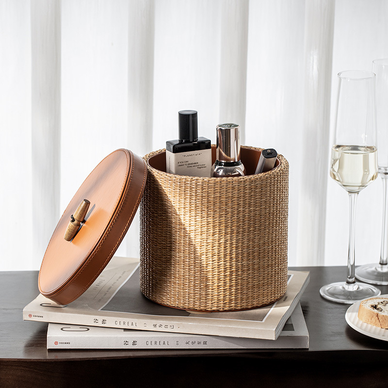 Retro rattan storage box Home  - Home Decor Retro บทวิจารณ์และราคา