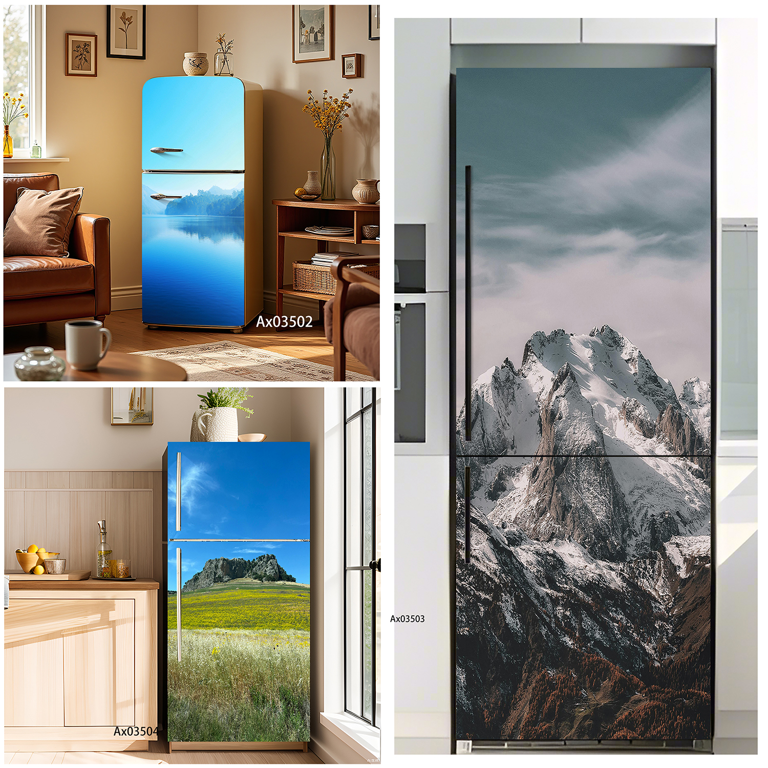 Majestic Snow-capped Alpine Mo - Home Decor Range บทวิจารณ์และราคา