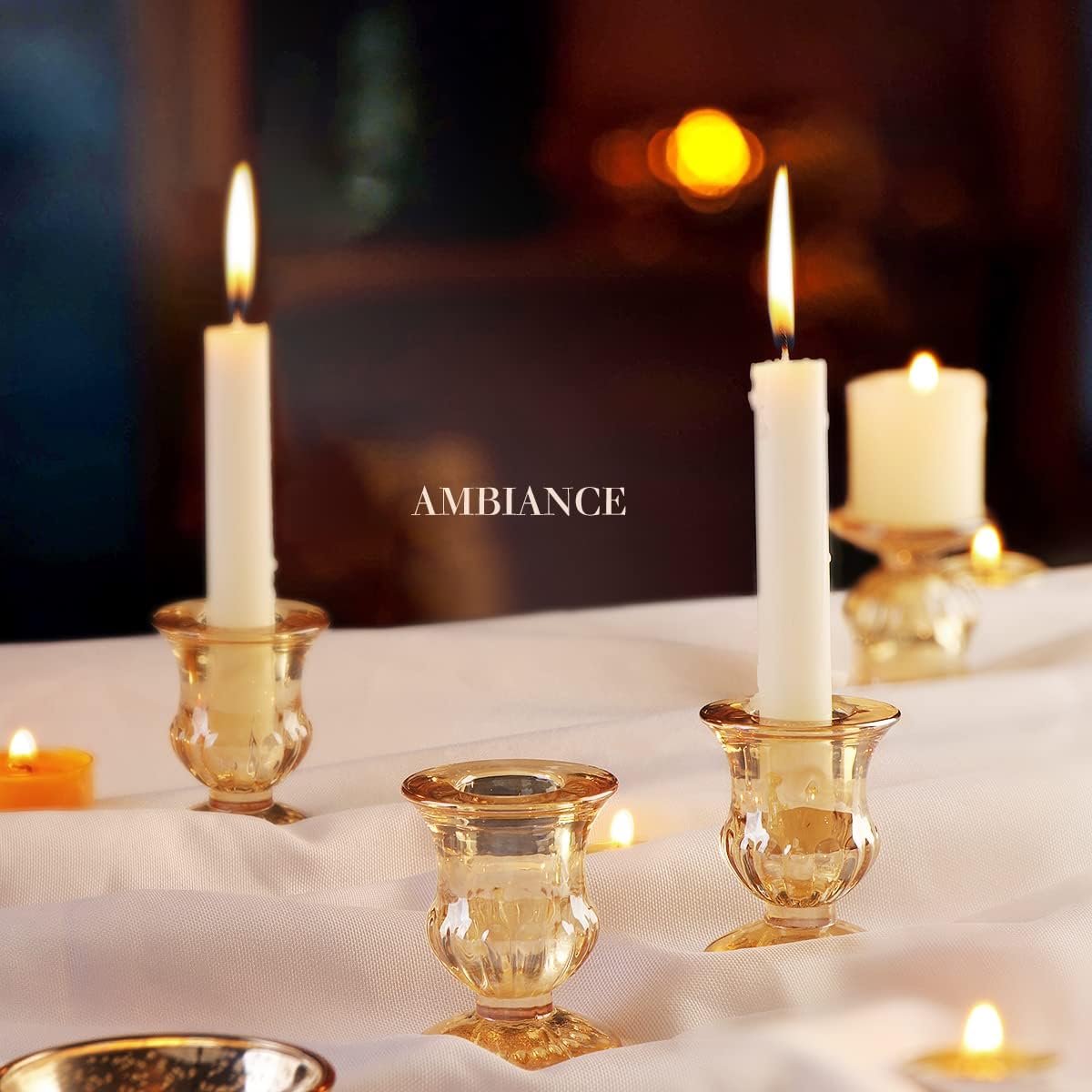 Gold Candlestick Holders Set o - Home Decor Free Images บทวิจารณ์และราคา