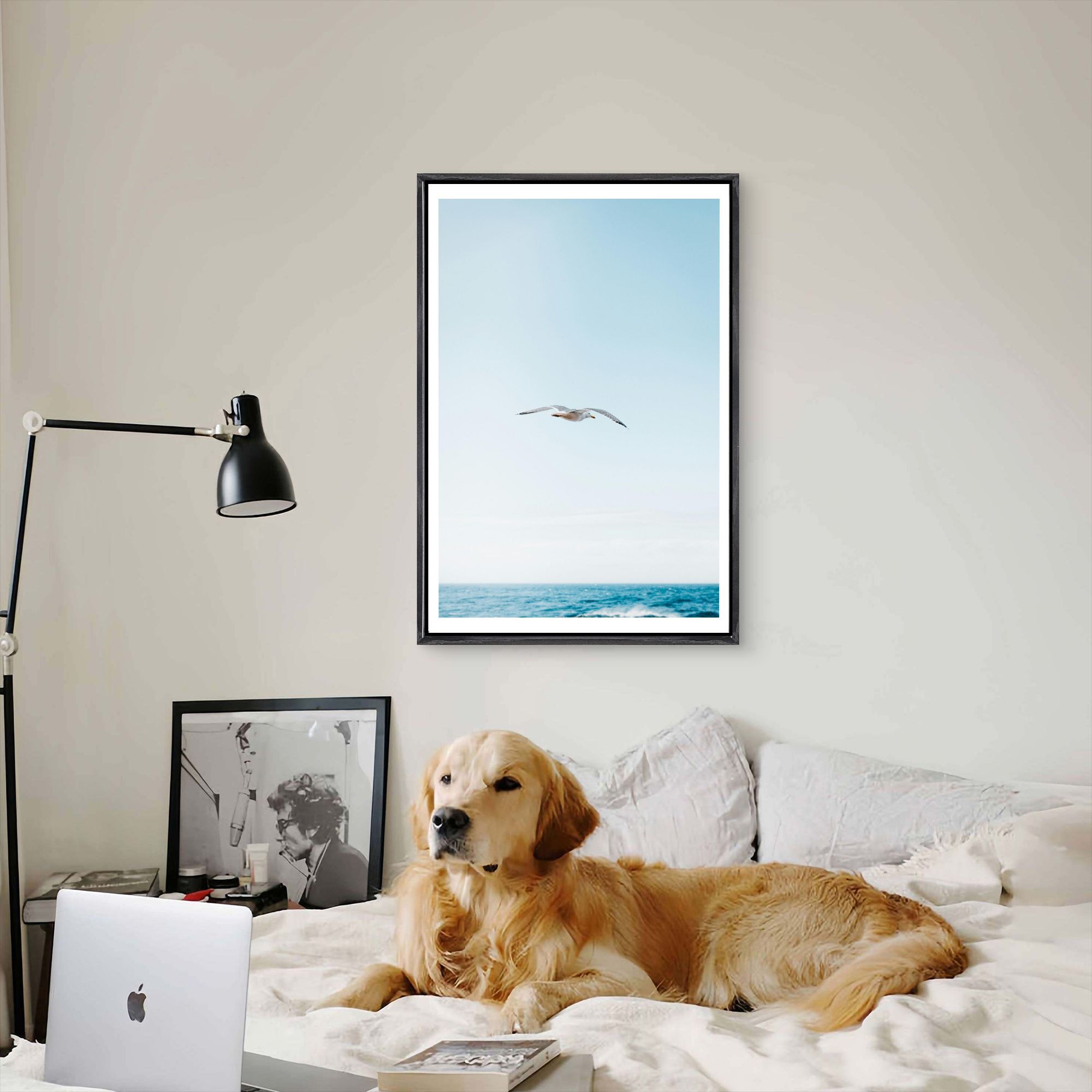 Seagull Canvas Framed Wall Art - Home Decor Mirror บทวิจารณ์และราคา