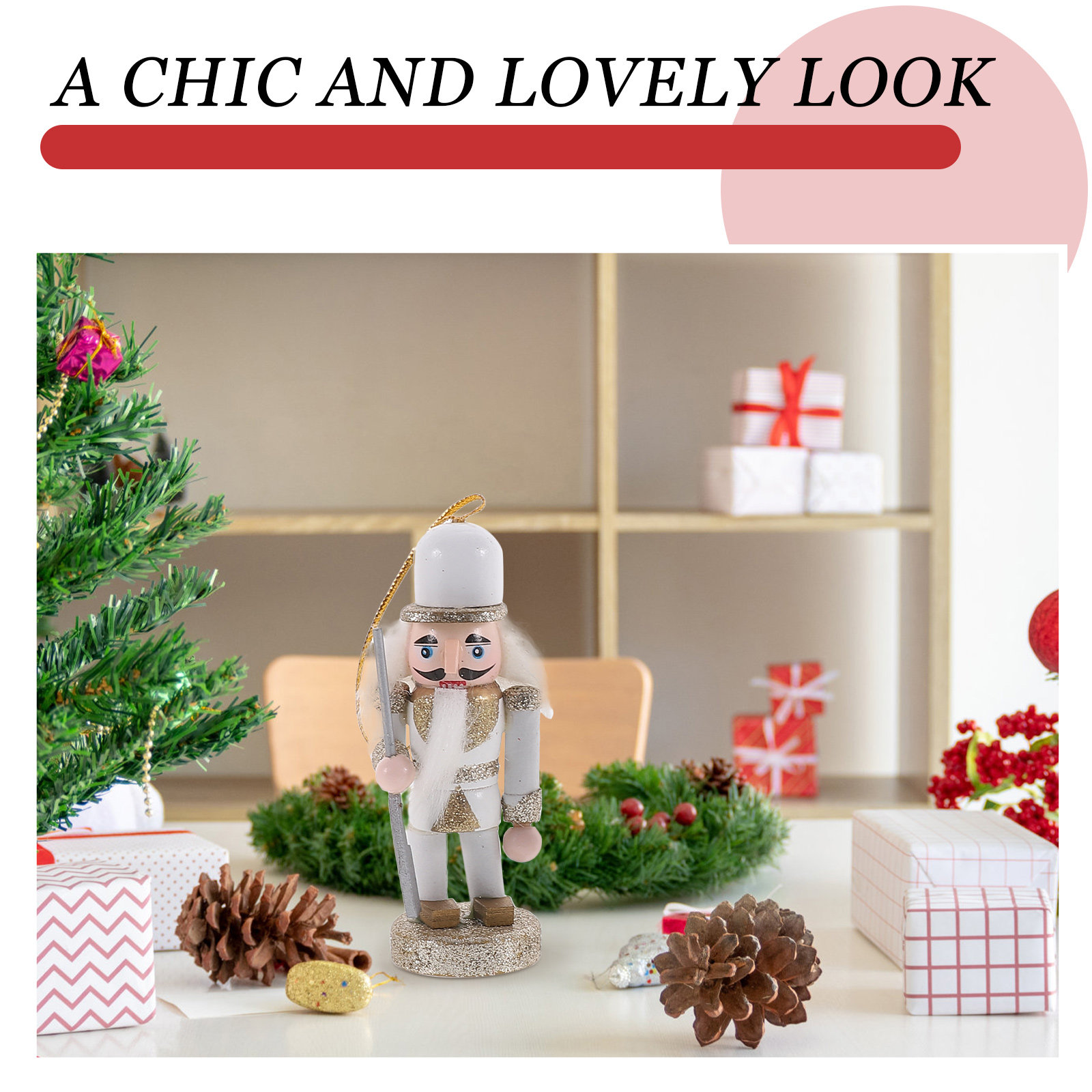 4Pcs Christmas Nutcracker Deco - Home Decor Xmas Gifts บทวิจารณ์และราคา