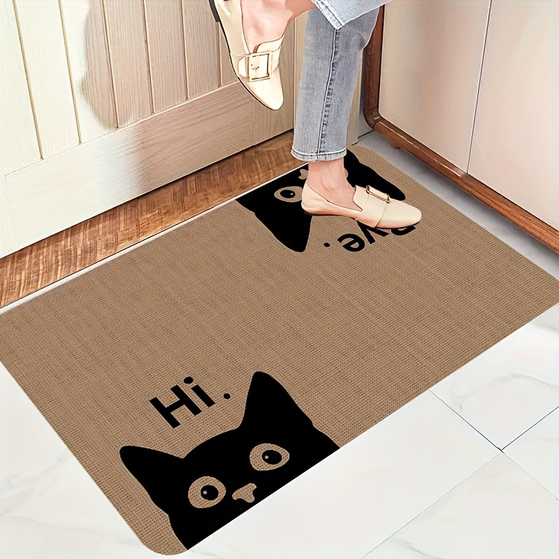 Cute Cat Doormat, Soft Absorbe - Home Decor Living Room Ideas บทวิจารณ์และราคา