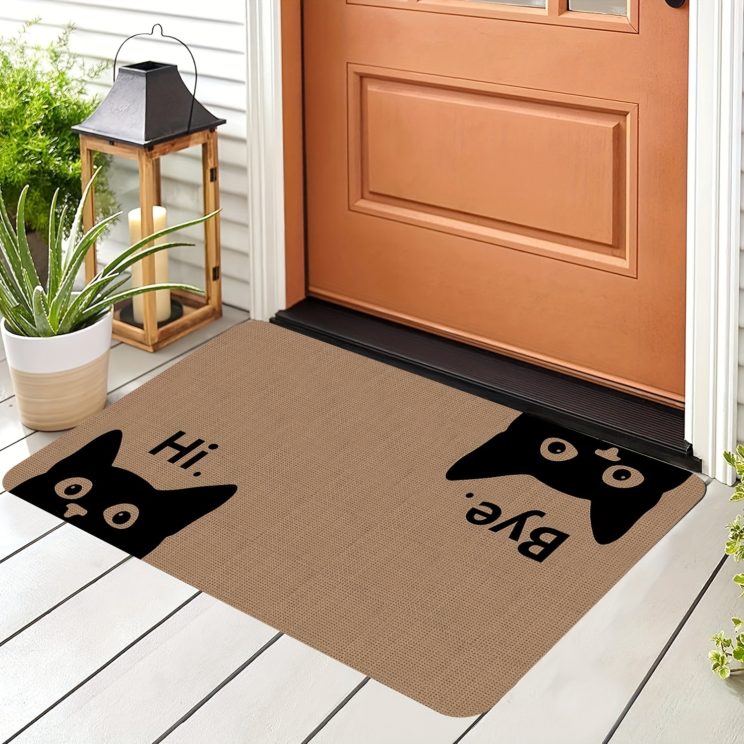 Cute Cat Doormat, Soft Absorbe - Home Decor Living Room Ideas บทวิจารณ์และราคา