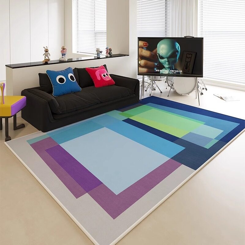Abstract Color-blocked Print L - Home Decor Ig บทวิจารณ์และราคา