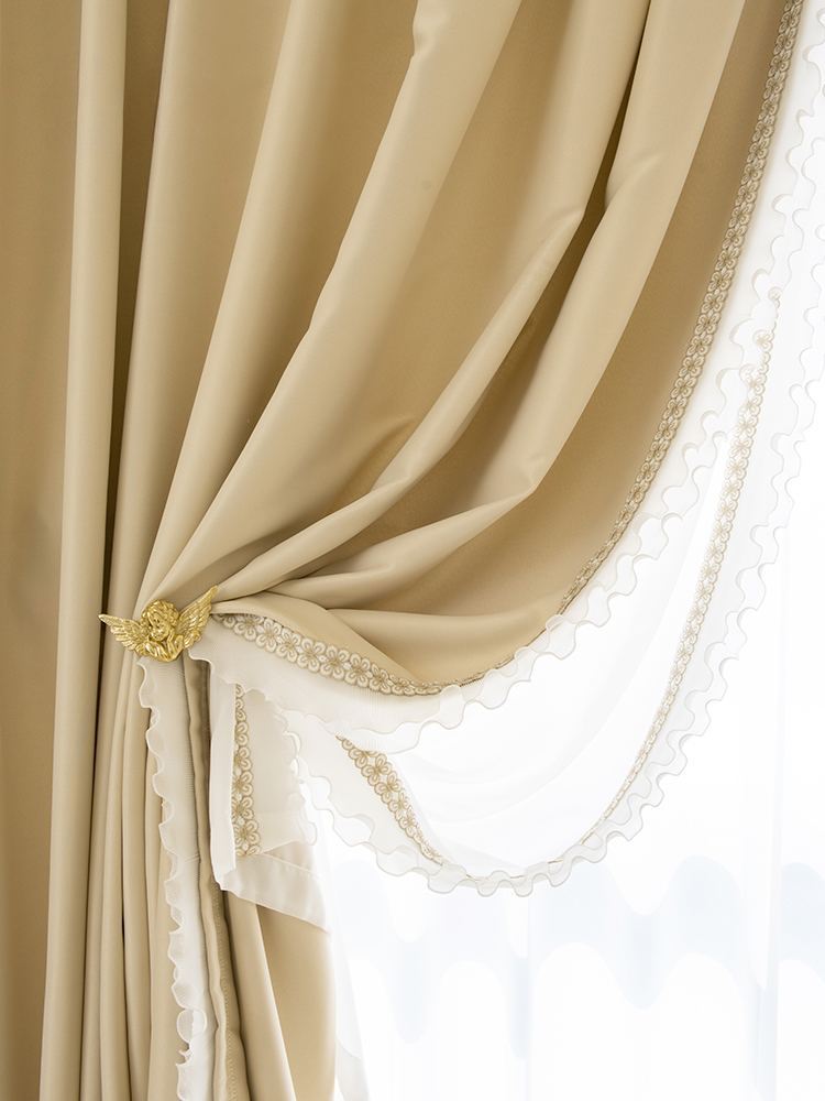 Art Cream Curtain French Luxur - Home Decor Ig บทวิจารณ์และราคา