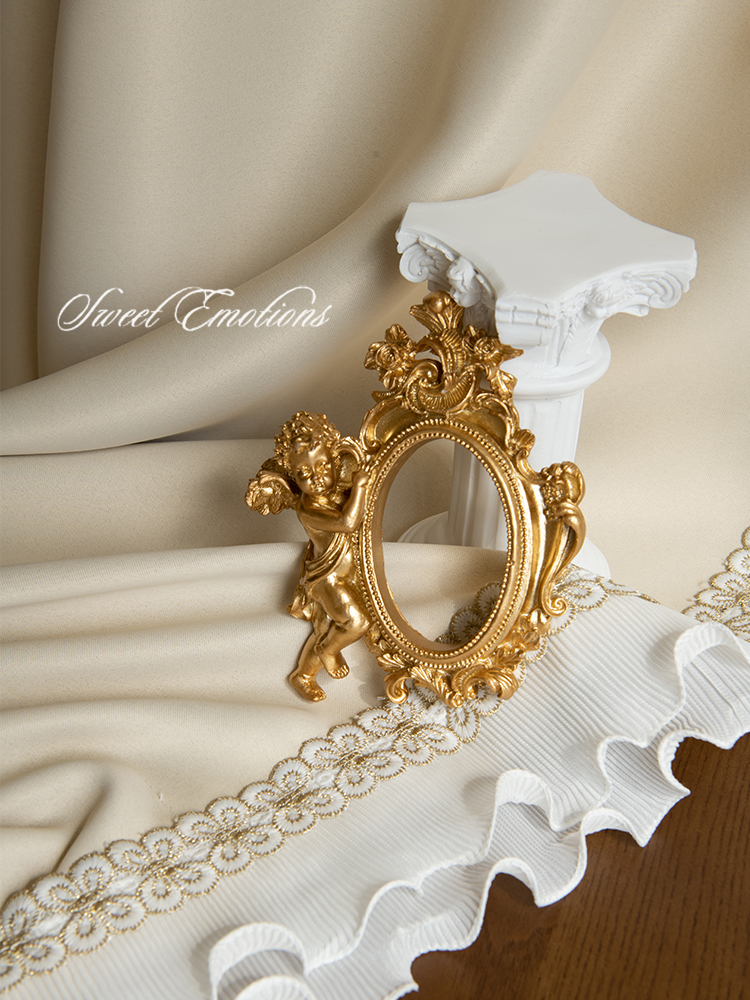 Art Cream Curtain French Luxur - Home Decor Ig บทวิจารณ์และราคา