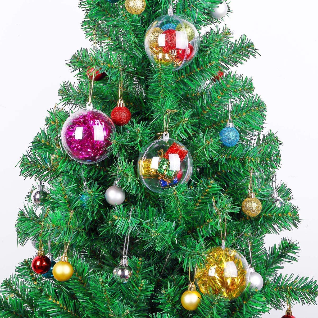 5-10CM Christmas Transparent B - Home Decor Xmas Gifts บทวิจารณ์และราคา