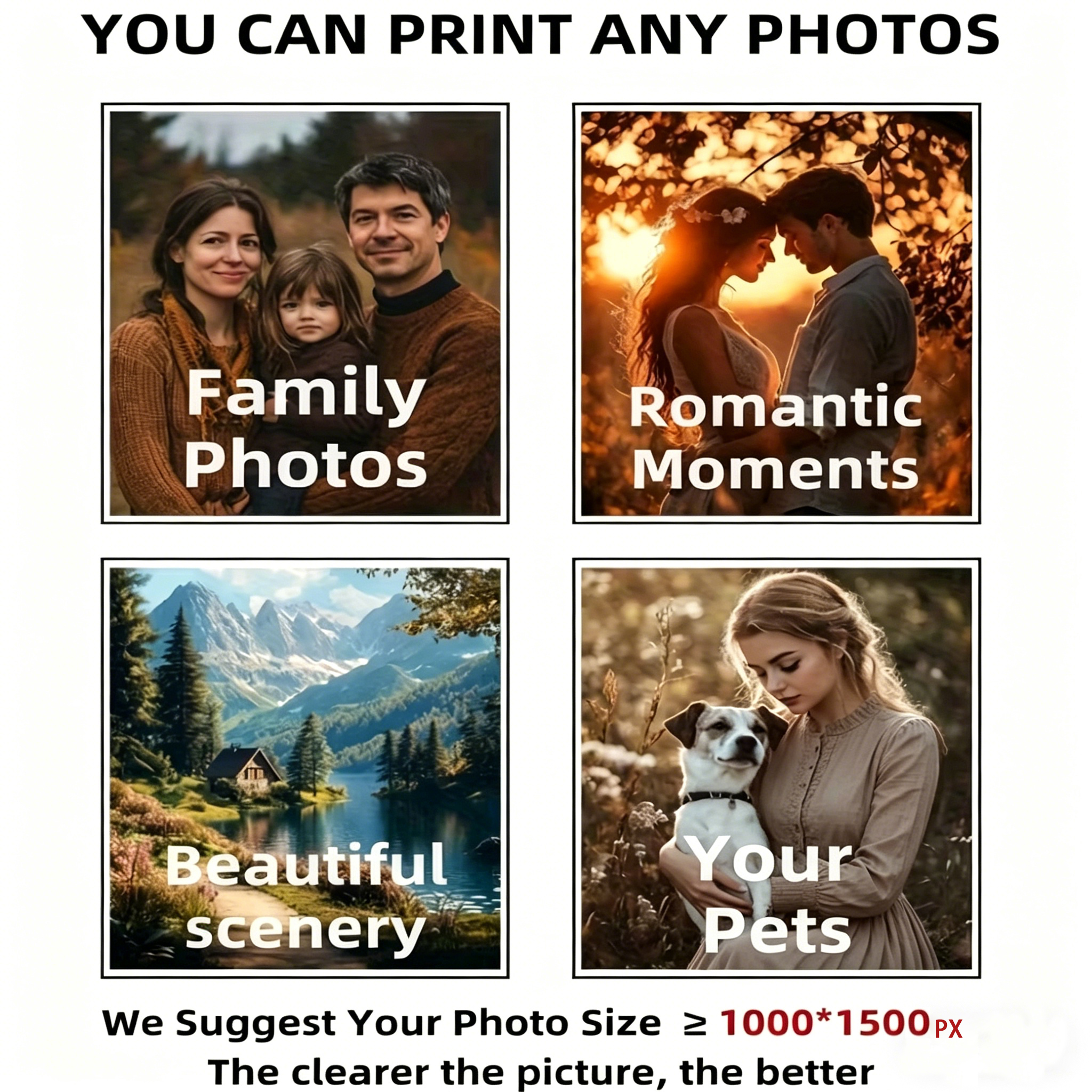 1pc Customized Portrait Landsc - Home Decor Canvas บทวิจารณ์และราคา