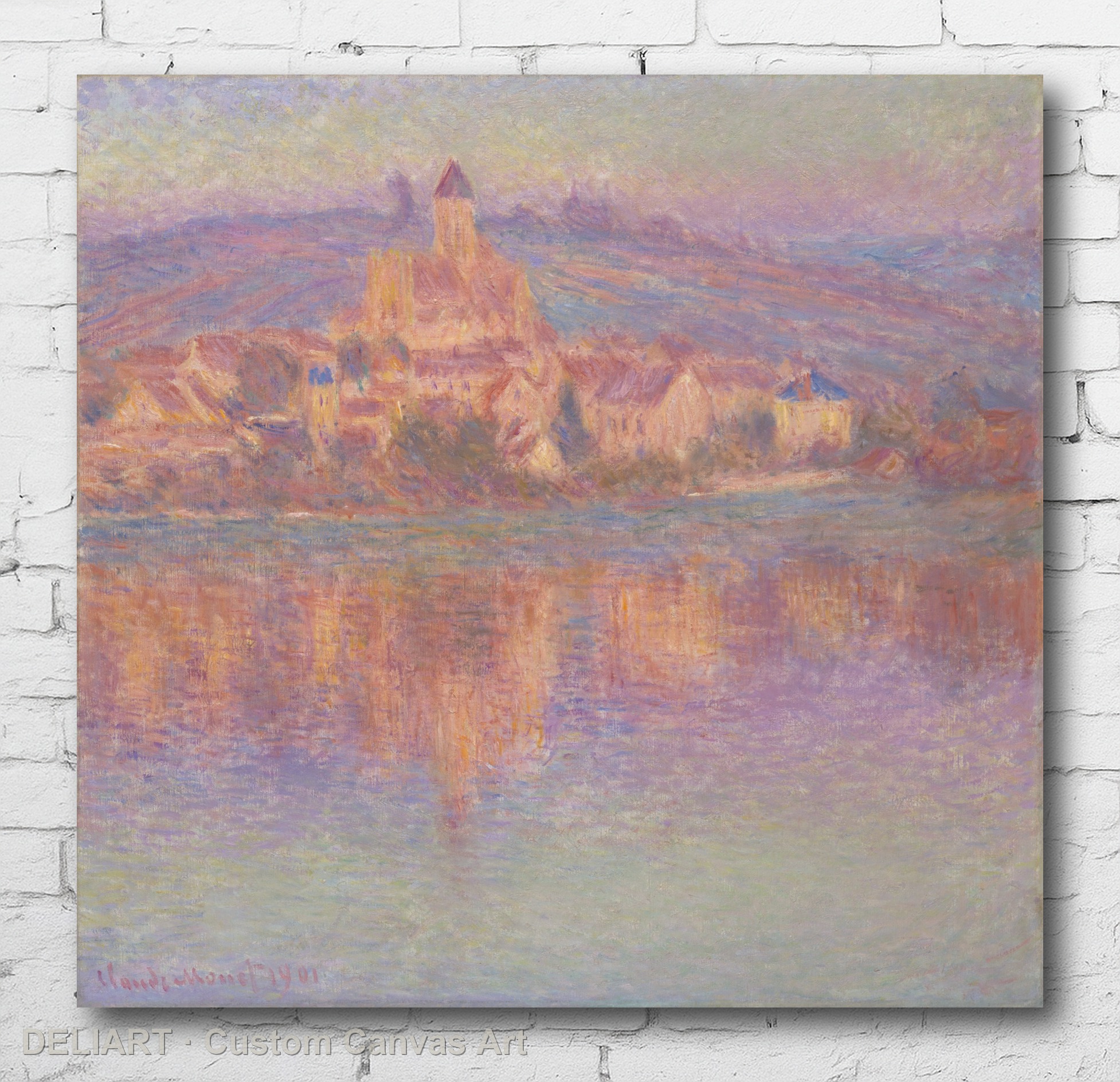 Impressionist Water Garden Ico - Home Decor Living Room Ideas บทวิจารณ์และราคา