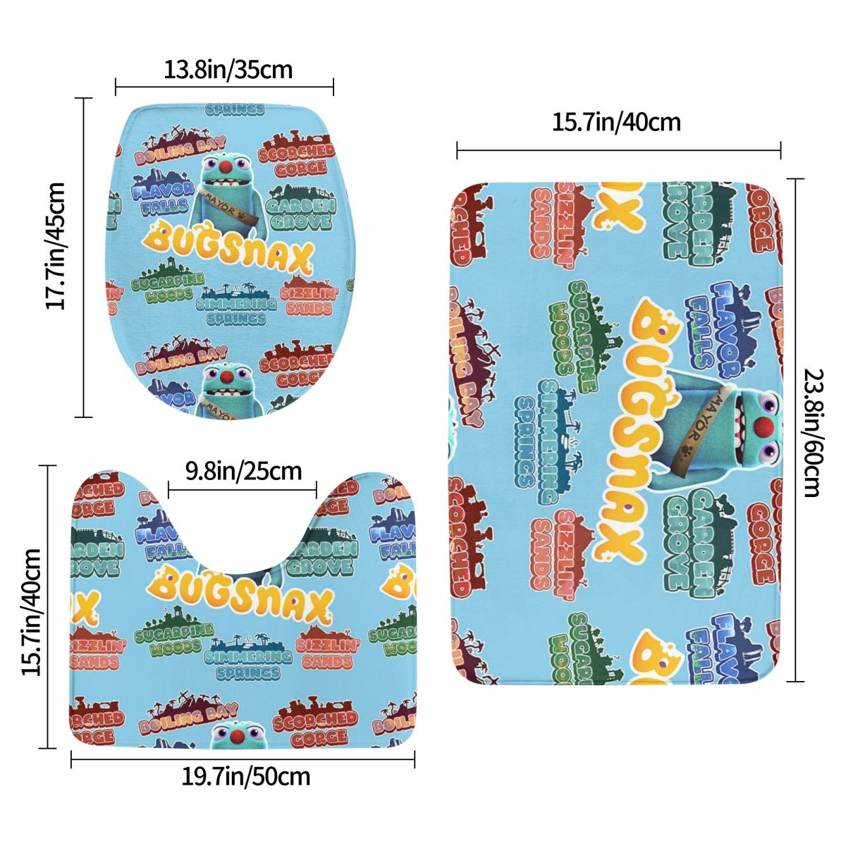 Bugsnax Locations Fan Art Pack - Home Decor Location บทวิจารณ์และราคา