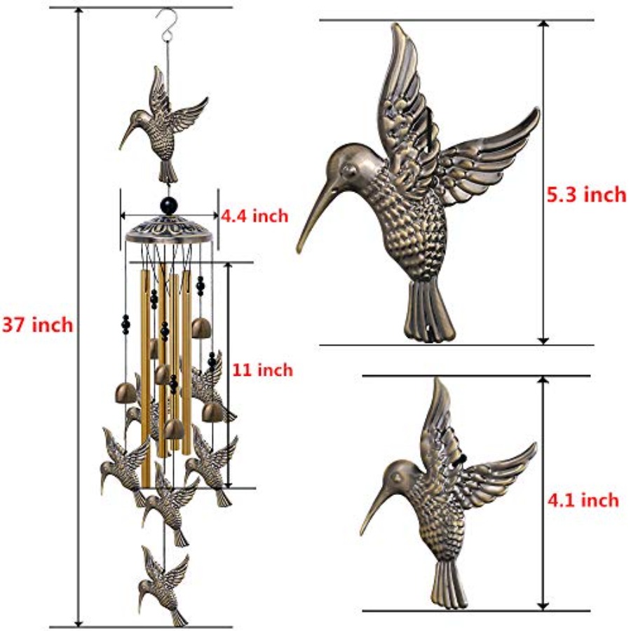 Wind Chimes Outdoor Indoor Dec - Home Decor Xmas Gifts บทวิจารณ์และราคา