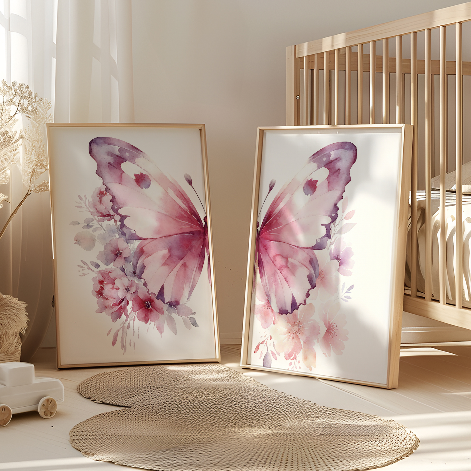 3pcs Cartoon Children Pink Lov - Home Decor On Wall บทวิจารณ์และราคา