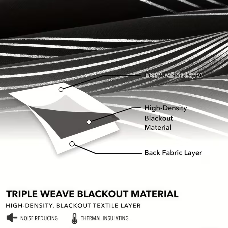 Black Blackout Curtains for Li - Home Decor Curtain บทวิจารณ์และราคา