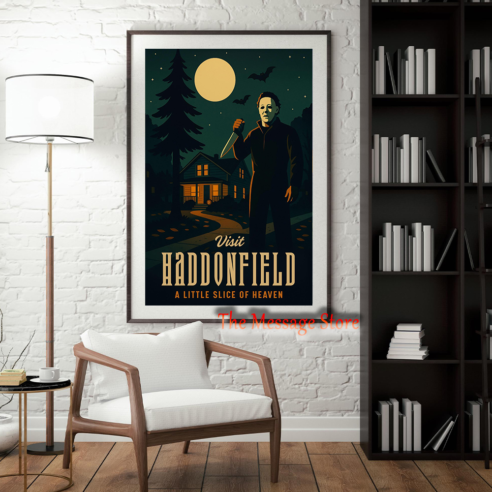 Halloween Horror Vintage Trave - Home Decor Location บทวิจารณ์และราคา