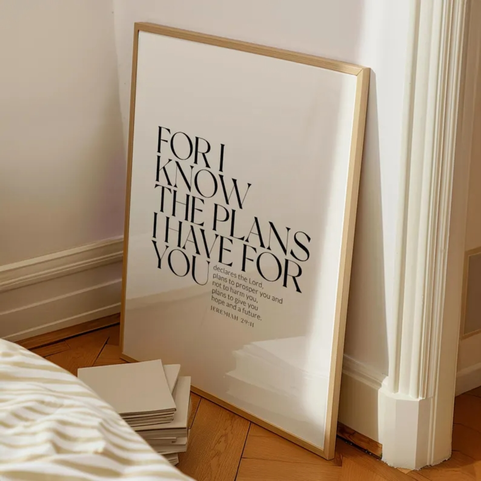 Bible Jeremiah 29:11Christian  - Home Decor On Wall บทวิจารณ์และราคา