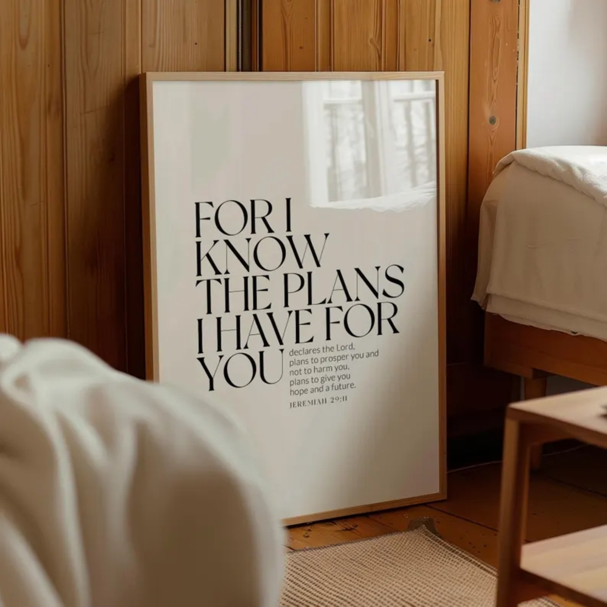 Bible Jeremiah 29:11Christian  - Home Decor On Wall บทวิจารณ์และราคา