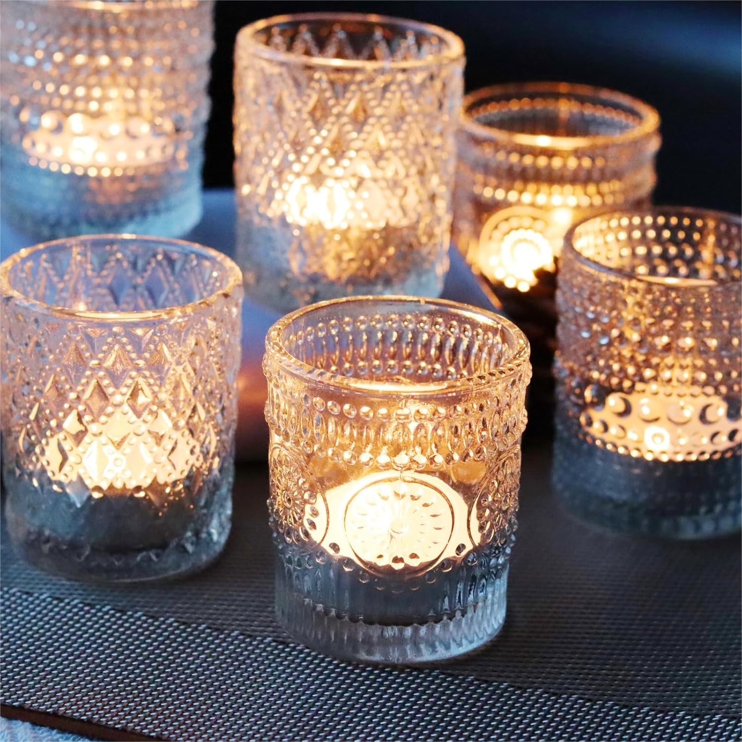 Clear Glass Votive Candle Hold - Home Decor Free Images บทวิจารณ์และราคา
