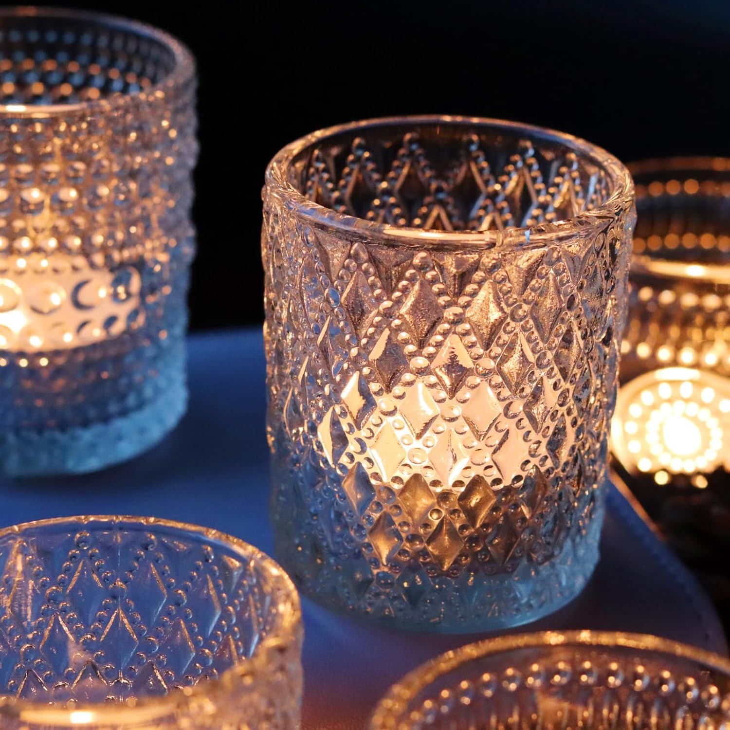 Clear Glass Votive Candle Hold - Home Decor Free Images บทวิจารณ์และราคา