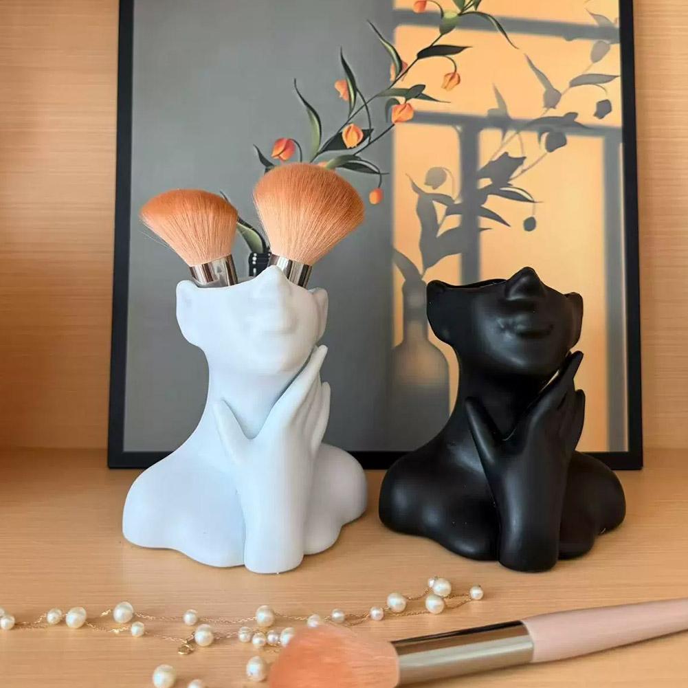 Female Bust Figurine Vase Make - Home Decor Quirky บทวิจารณ์และราคา