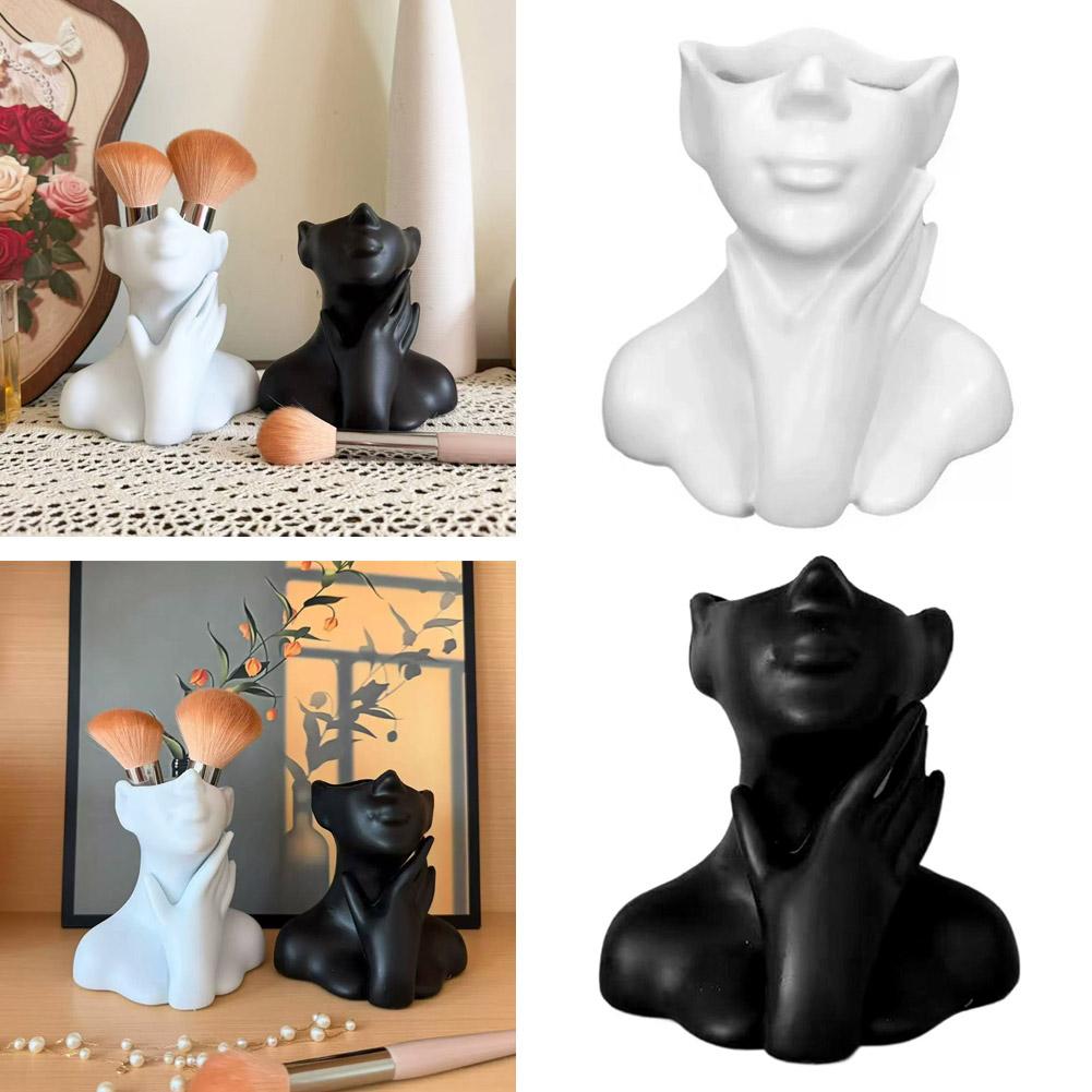Female Bust Figurine Vase Make - Home Decor Quirky บทวิจารณ์และราคา