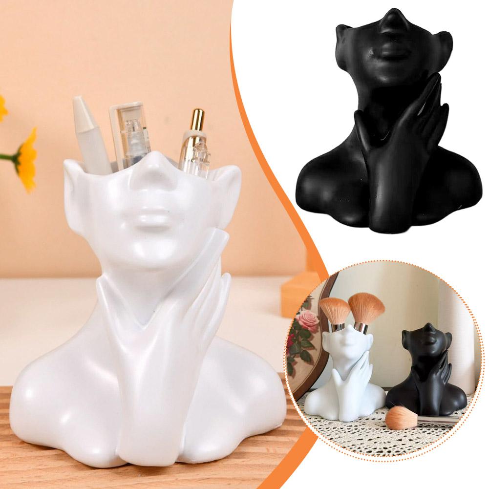 Female Bust Figurine Vase Make - Home Decor Quirky บทวิจารณ์และราคา