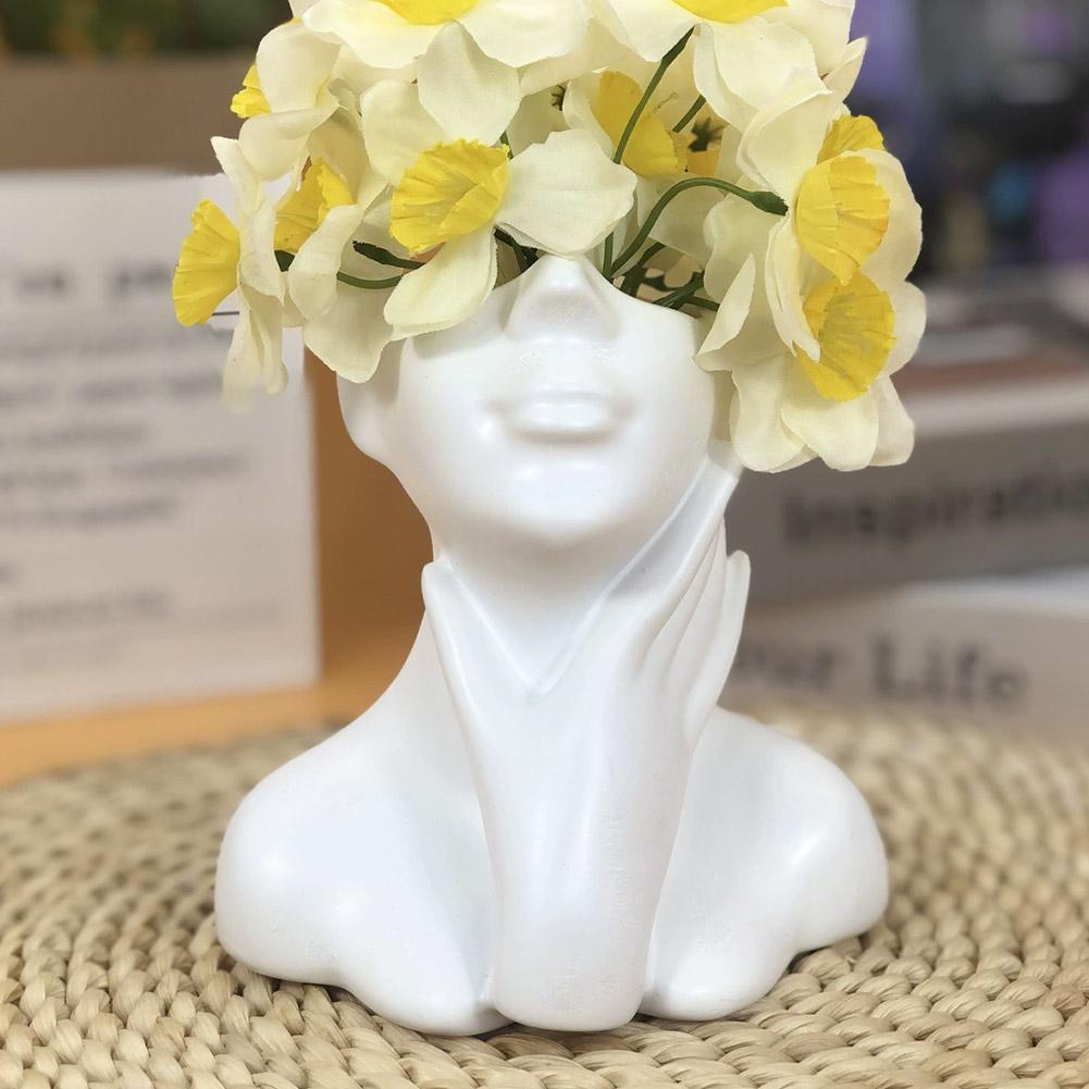 Female Bust Figurine Vase Make - Home Decor Quirky บทวิจารณ์และราคา